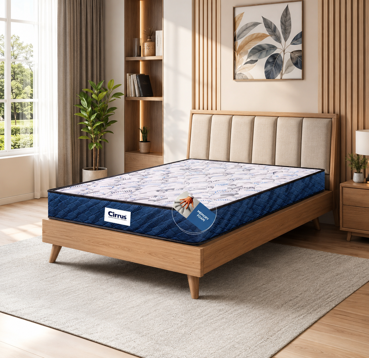 Cirrus Bond Plush Memory Foam Mattress
