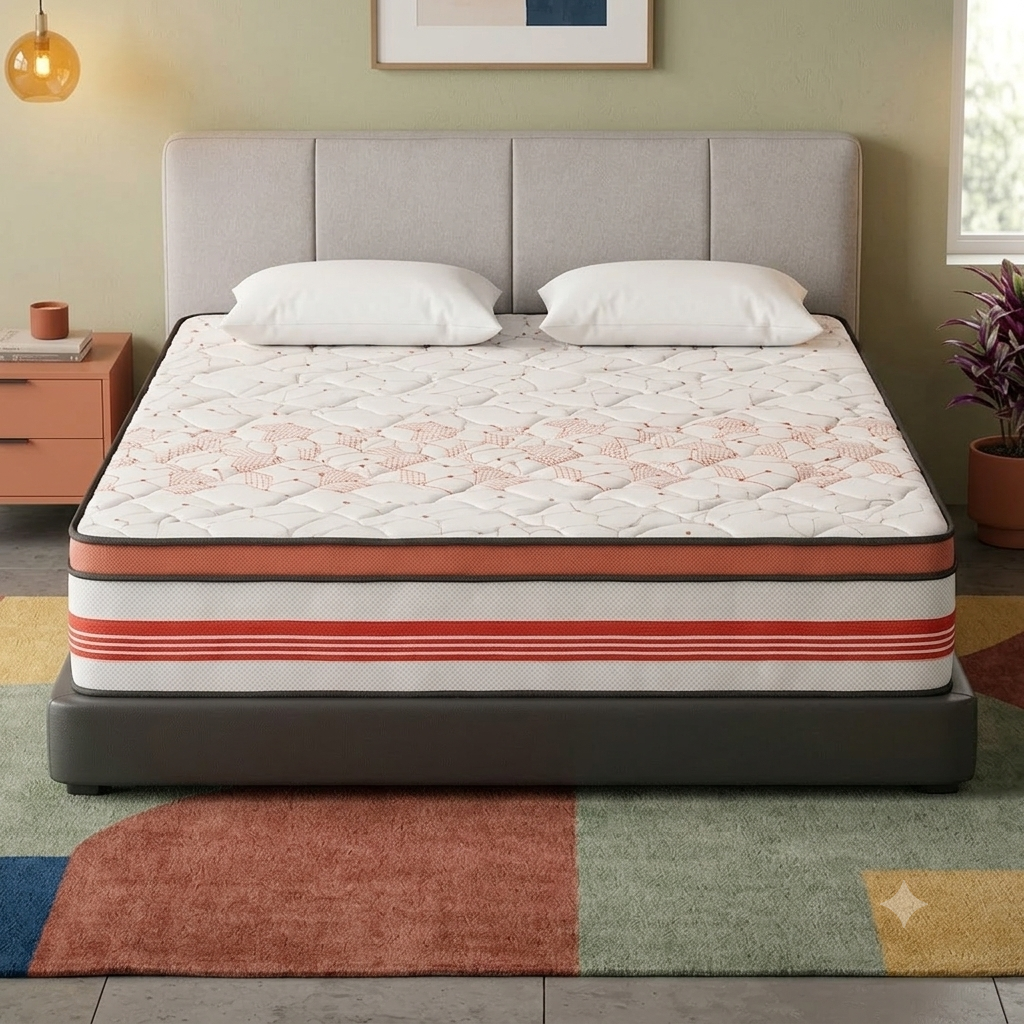 Duroflex Propel Plus Arctic Ice Pocket Spring Mattress With Euro Top