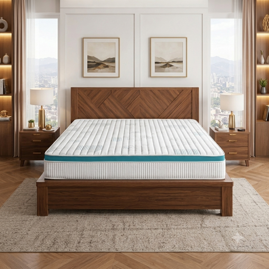 Nilkamal Sleep Ortho Plus Euro Top  Mattress