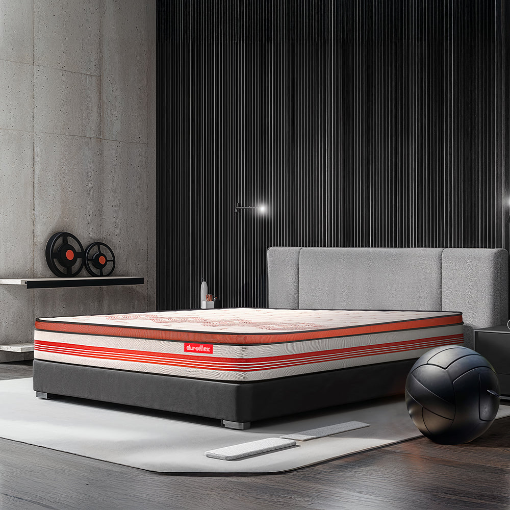 Duroflex Boltt Plus Arctic Ice Spring Mattress with Euro Top