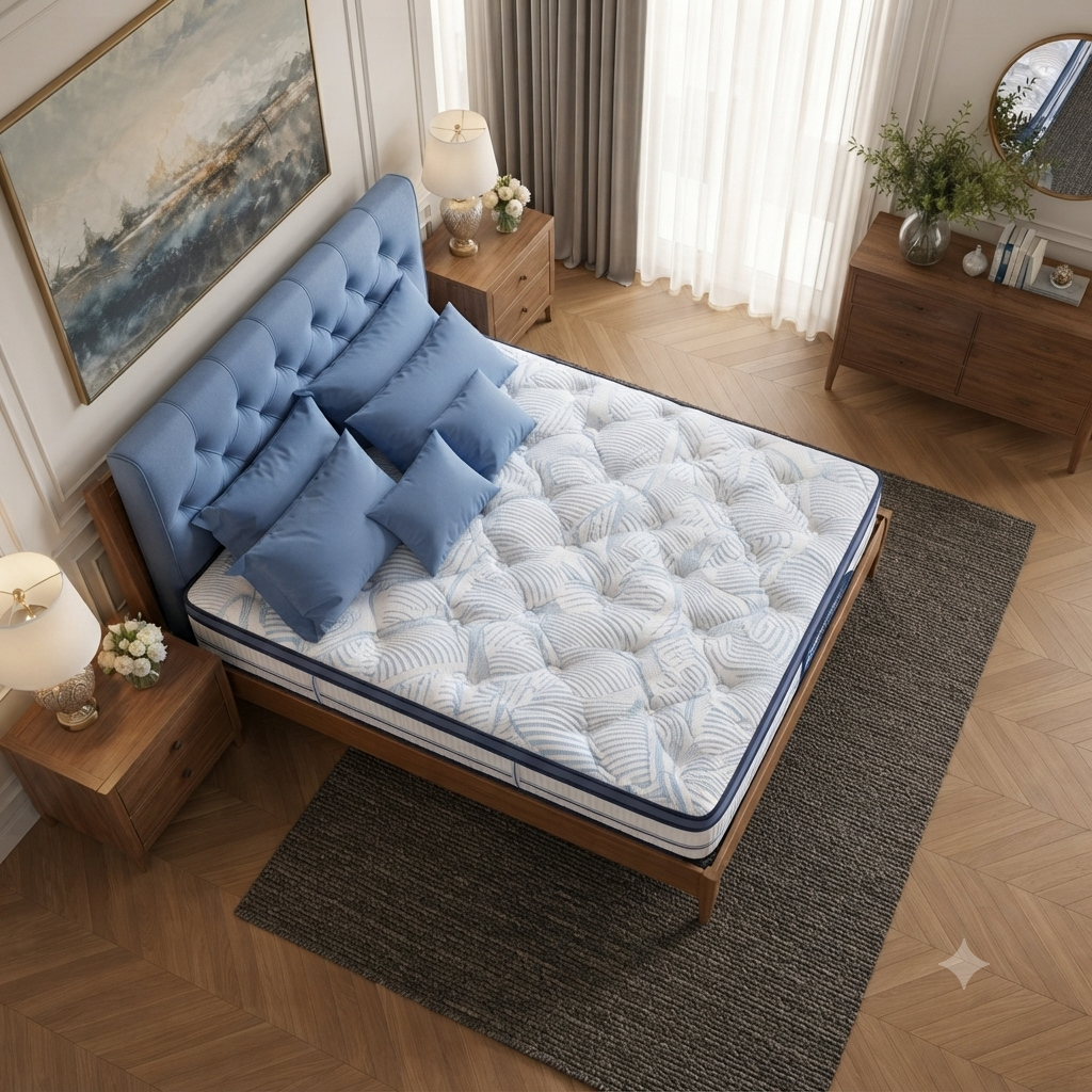 Duroflex Posture Perfect Orthopedic 5 Zone Foam Pocket Spring Mattress