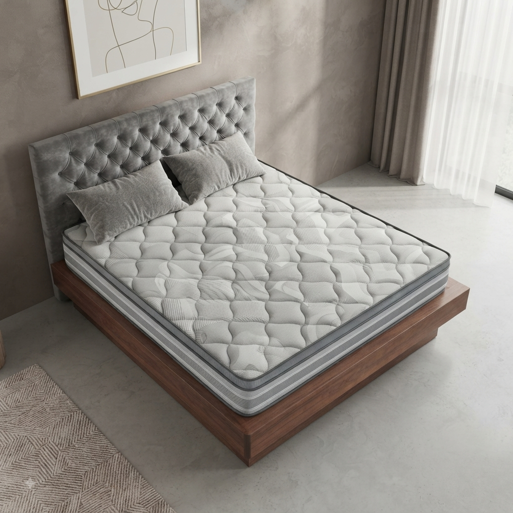 Damro Delight Pocket Spring Mattress Euro Top 8 inches