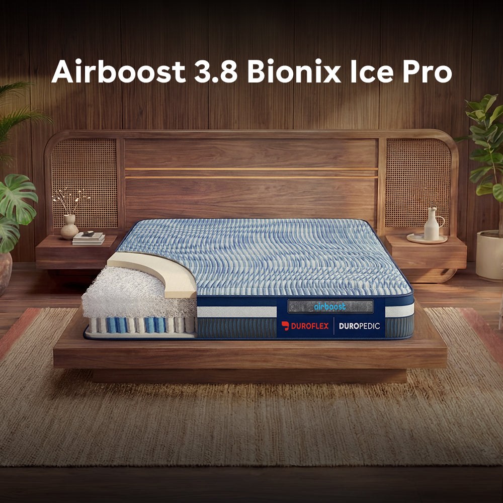 Duroflex Airboost 3.8 Bionix Ice Pro Pocket Spring Mattress
